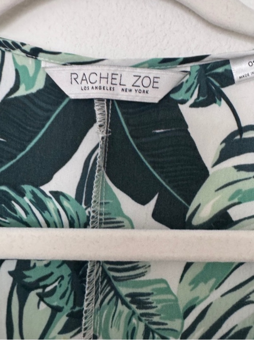 RACHEL ZOE • Palm Print Duster Kaftan Jacket in a Beautiful Tropical Palm Print - Picture 11 of 16